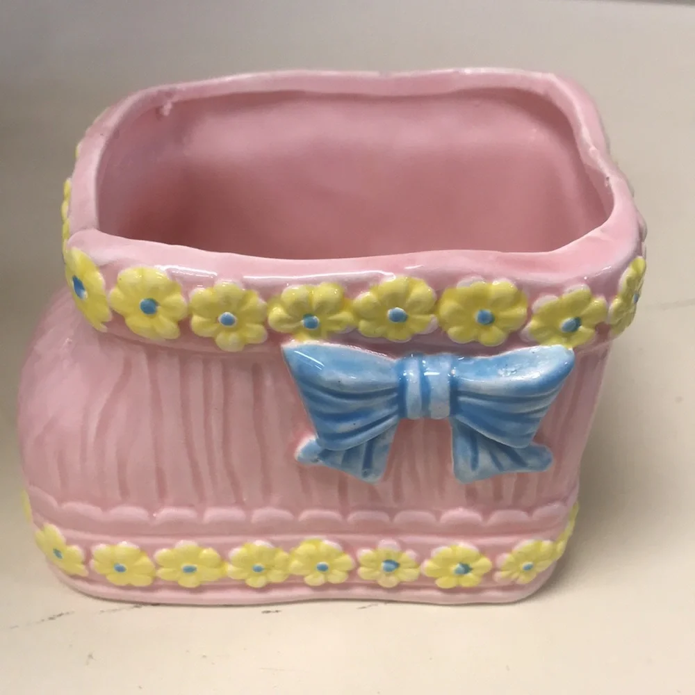 Pair of Vintage‎ Baby Bootie Planters